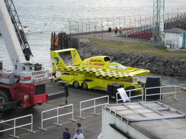 West end of the pits