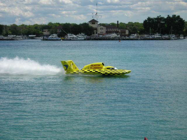 Beacon Plumbing passing the Judges Stand