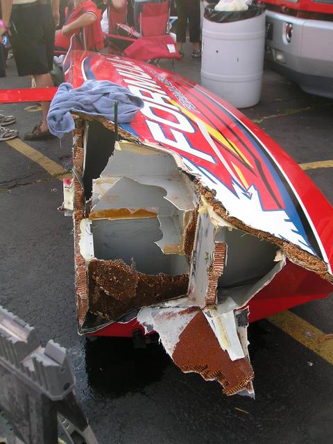 The right front sponson