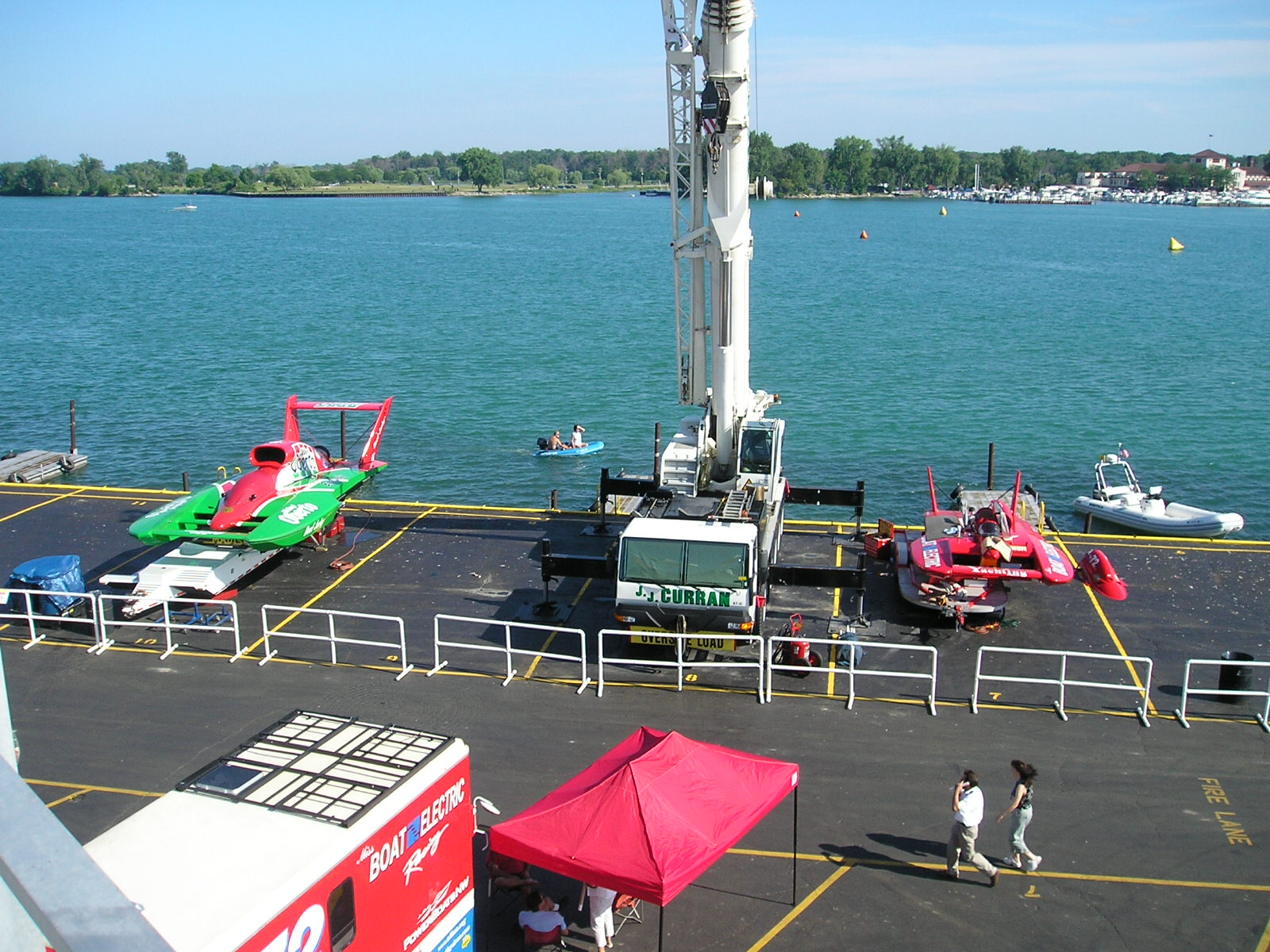 Next set of pit stalls East