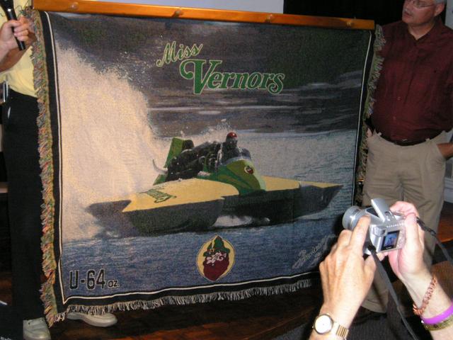 Miss Vernors throw rug